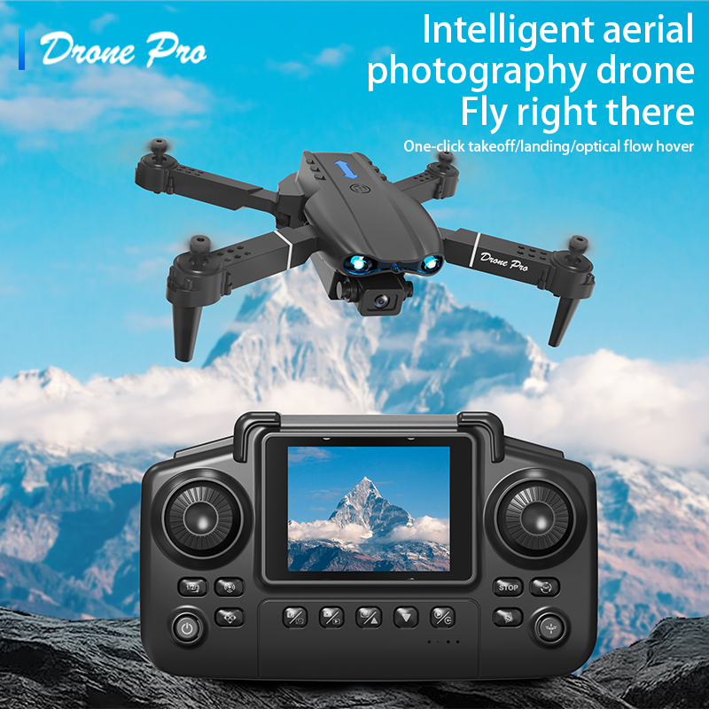 Drone Mapping - E99 Airหน้าจอควบคุมDrone Professionalกว้างRC Dron HD 4Kกล้องพับเฮลิคอปเตอร์เครื่องบินQuadcopter