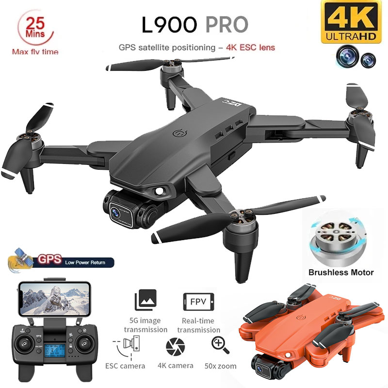 โดรน4K L900โปร GPS โดรน4K กล้อ - Drone Mapping บทวิจารณ์และราคา