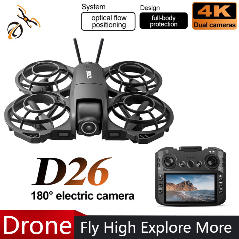 โดรน D26 4K ถ่ายภาพทางอากาศ HD - Drone Aerial Photography บทวิจารณ์และราคา