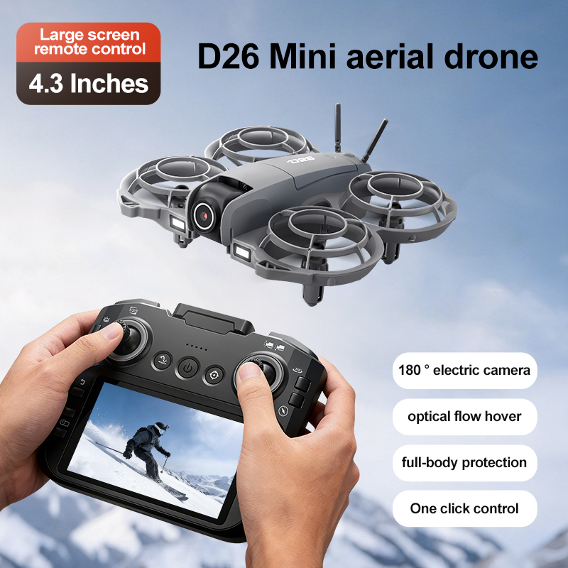 โดรน D26 4K ถ่ายภาพทางอากาศ HD - Drone Aerial Photography บทวิจารณ์และราคา