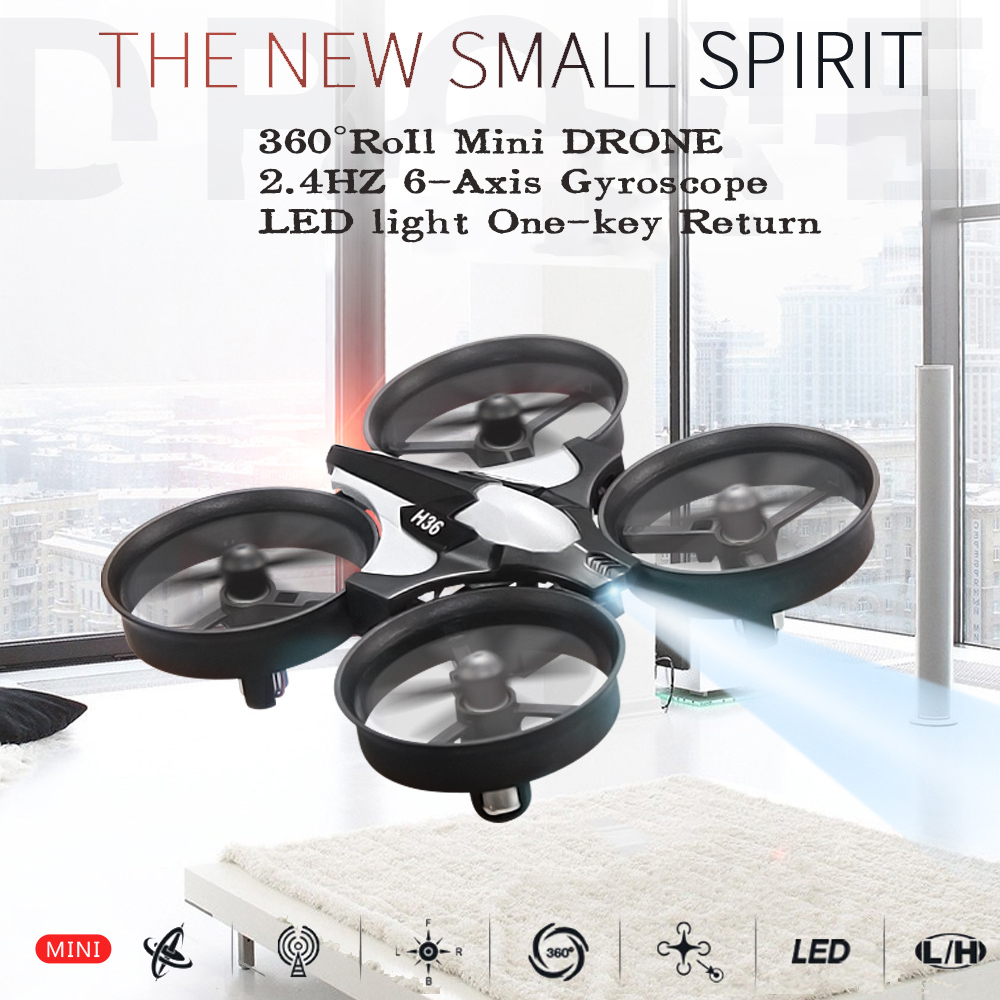 โดรนจิ๋ว JJRC H36 2.4G 6 แกน โ - Drone Video Production บทวิจารณ์และราคา