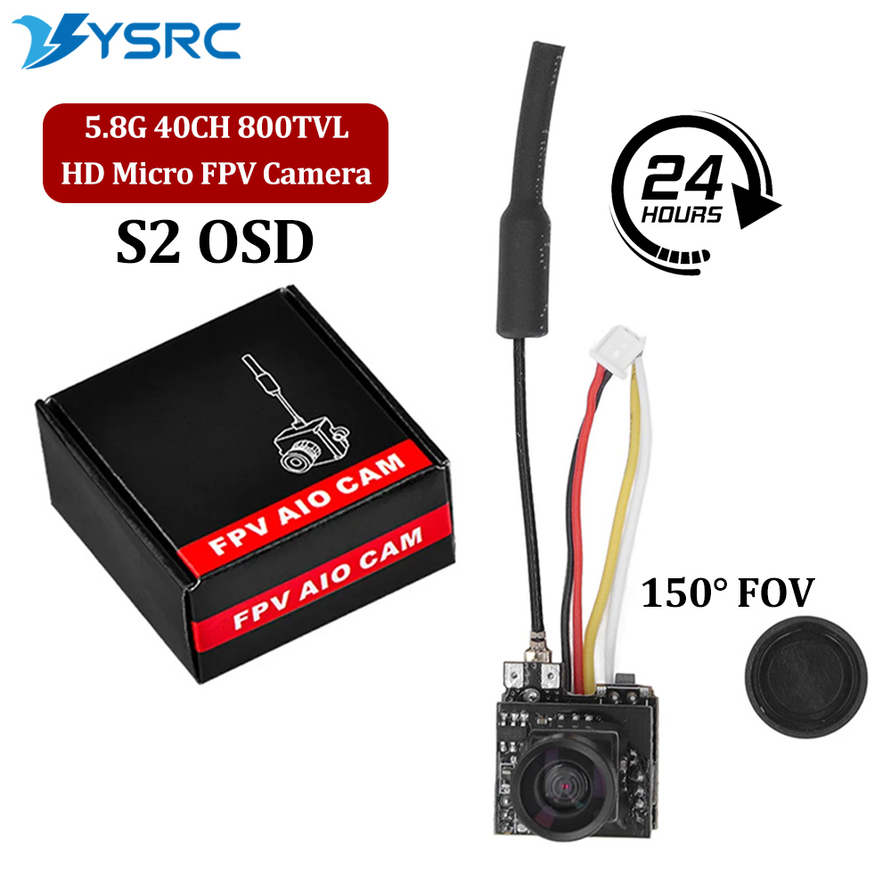 FPV RC Micro กล้อง S2 OSD AIO  - Drone Video Production บทวิจารณ์และราคา