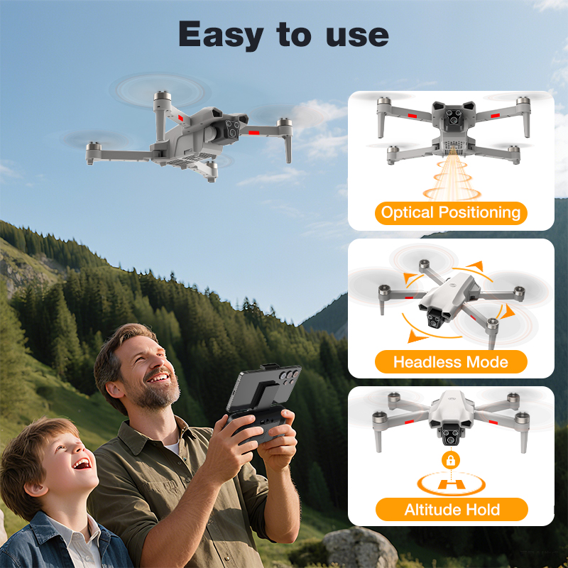 โดรนรุ่นใหม่ L017 Pro Brushles - Drone Mapping บทวิจารณ์และราคา