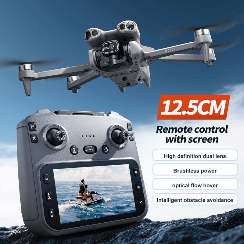 โดรนจิ๋ว GT50 กล้องคู่ 8K โดรน - Drone Video Production บทวิจารณ์และราคา