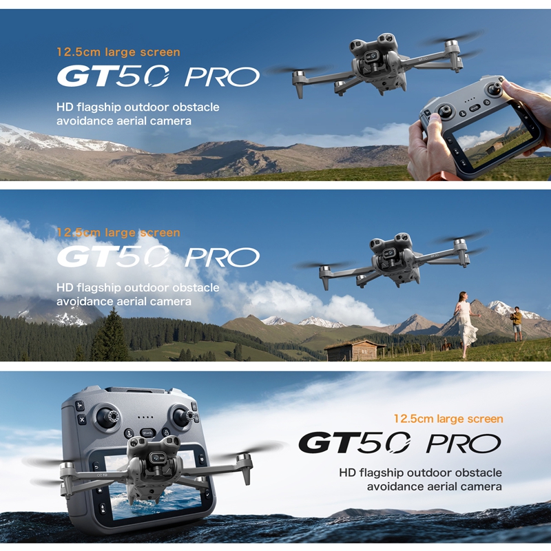 โดรนจิ๋ว GT50 กล้องคู่ 8K โดรน - Drone Video Production บทวิจารณ์และราคา